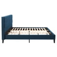 thumbnail image 2 of CorLiving Bellevue Upholstered Adult King Bed Frame with Slats and Rectangle Tufted Headboard - No Box Spring Required, 2 of 9