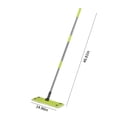 thumbnail image 3 of 360° Rotatable Cleaning Mop, Stainless Steel Handle, Adjustable Extension Pole, Washable Microfiber Pads, for Wet and Dry Floor Cleaning, Home and Office Use, Reusable Design, 3 of 7