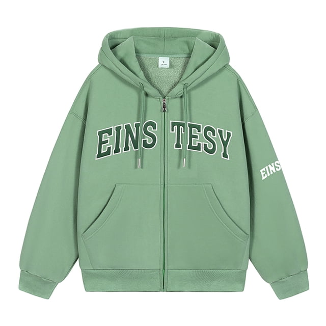 Chandail à Capuchon d'Hiver pour Homme EINSTESY à Manches Longues Cousues Cardigan Décontracté Veste Chaude