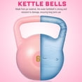 thumbnail image 3 of SKISUNO Ensemble de Kettlebell pour Entraînements au Gym Kettlebell Souple en Particules de Condensat Roses 1 Ensemble, 3 of 6
