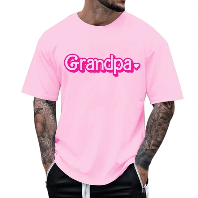 T-shirts à Col Rond Assortis pour Fête d'Anniversaire en Famille avec Imprimé Graphique Amusant, Chandails Décontractés Confortables pour Hommes et Femmes