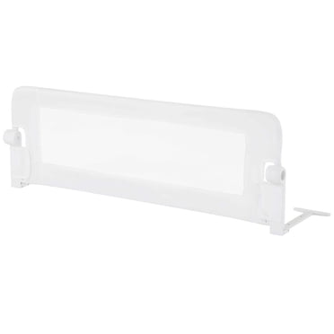 Costway 1 PCS 42 Pouces Barrière de Lit Pliable pour Tout-Petit avec Sangle de Sécurité Ajustable Garde-Corps de Lit Blanc
