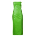 thumbnail image 5 of Ketyyh-chn99 Robes Élégantes pour Femmes Robe de Cocktail Col en V Manches Courtes Robe de Soirée Robe de Fête Élégante Maxi Robe de Fête Vert,m, 5 of 5