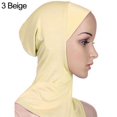 thumbnail image 1 of Soft Solid Color Women Full Cover Scarf Cap Underscarf Neck Head Bonnet Hat, 1 of 10