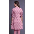 thumbnail image 3 of Bimba Kurtis Indiennes Courtes pour Femmes Tunique Imprimée Chemise à Manches Roulées, 3 of 6