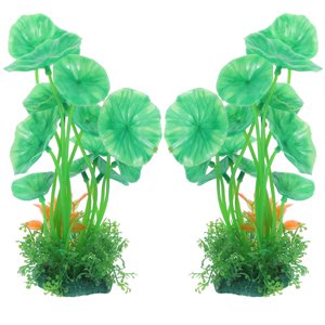 2Pcs Fish Tank Plants Aquarium Plants Fish Tank Decorations Plants for Betta Fish Aquarium Decors