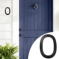 thumbnail image 4 of EGNMCR 5 Inch Modern Metal House Numbers Black Door Number House Address Letters And Numbers For Outside Signs Door number sign, 4 of 5