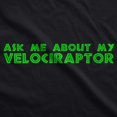 thumbnail image 2 of Crazy Dog T-Shirts Tout-Petit Me Demande au Sujet de Mon Raptor Dinosaure Cool T-Shirt à Rabat pour Enfants, 2 of 8