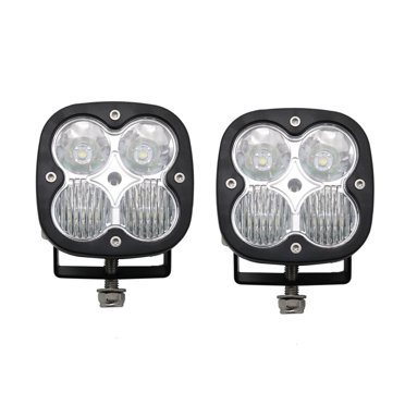 3 Lumières de Course pour Voitures Moto Barre Led Feux de Brouillard Phares Projecteur Lampes DRL pour Auto Niva Lada 4x4 Tout-Terrain ATV