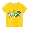 thumbnail image 1 of vdgthytj Enfants Garçons Filles T-Shirts de la Saint-Patrick Trèfle Graphique Col Rond Manches Courtes Hauts d'Été Blouse, 1 of 3