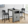 thumbnail image 3 of Monarch Specialties Dining Table, 48" Rectangular, Counter Height, Kitchen, Small, Storage, White Laminate, Contemporary, Modern, 3 of 3