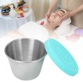 thumbnail image 4 of Salad Dressing Container, Essential Oil Container Silicone Lid Storage 70ml Stainless Steel  For Beauty Salon For Picnic Mint Green Lid, 4 of 8