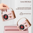 thumbnail image 4 of RXIRUCGD Haut-Parleur Stéréo Sans Fil Haut-Parleur Bluetooth Rétro avec Puce Anti-Bruit Intégrée, Design Élégant et Vintage Haut-Parleur Bluetooth Portable pour Maison Bureau Extérieur, 4 of 8