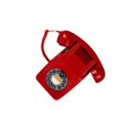 thumbnail image 1 of Transemion Téléphone Fixe Rétro de Type Mural Téléphone d'Affaires Filaire Rouge 22x14.5x9CM, 1 of 6