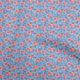 thumbnail image 1 of oneOone Velvet Light Blue Fabric Tropical Sewing Craft Projects Fabric Prints By Yard 58 Inch Wide, 1 of 5