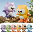 thumbnail image 2 of Purple Purple Wind Up Owl Educational Toy Chain Chicken Design Infant Crawling Sensory, 2 of 2