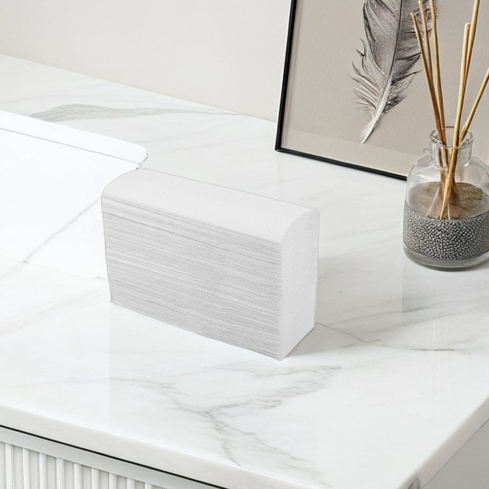 SNNROO 2 Pack Hotel Bathroom Paper Towels Thickened Hand Paper For Restrooms Kitchen Napkins Convenient And Practical