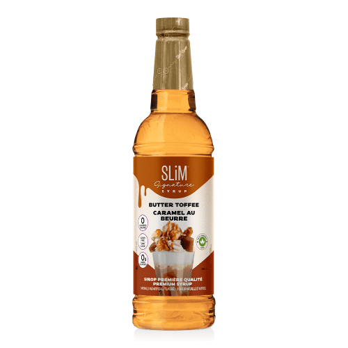Slim Syrups Sirop au Caramel au Beurre Sans Sucre