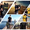 thumbnail image 2 of AFISHTOUR Sac à Dos à Roulettes en PVC Imperméable de 35 L pour le Cyclisme, la Moto et les Aventures en Plein Air - Jaune, 2 of 7