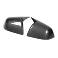 thumbnail image 3 of Side Rearview Mirror Cover High Glossy Door Exterior Wing Mirror Caps Replacement for Tesla Model Y 2020 to 2023 Carbon Fiber Style, 3 of 14