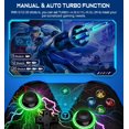thumbnail image 2 of 4 Pcs Manette Switch, Manette Sans Fil ESYWEN pour Nintendo Switch/Lite/OLED avec Effets Lumineux à 9 Couleurs, Programmable, 2 of 8