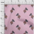thumbnail image 1 of oneOone Silk Tabby Fabric Floral & Block Print Fabric By The Yard 42 Inch Wide, 1 of 4