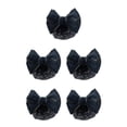 thumbnail image 2 of Decodeary Professional Hair Plate Mesh Pocket Practical Snood Net Elegant And Professional Gold rim - black 5Set, 2 of 6