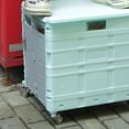 thumbnail image 4 of Maytalsory Multi-functional Rolling Crate For Camping Hiking Enthusiasts Portable Collapsible Cart With Wheels white 4  rounds, 4 of 6