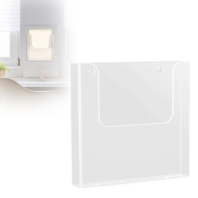 Acrylic Paper Rack Wall Mounted Document And Letter Storage Wall Mounted Storage Book And Newspaper Rack Newspaper And Record Storage Rack