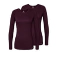 thumbnail image 1 of Adar sous-Couches pour Femmes, Lot de 2 - T-Shirt de sous-Couche à Manches Longues Confortable, 1 of 7