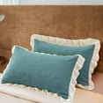 thumbnail image 4 of TopLLC Pillow Case Crystal Velvet Winter Pillowcase Solid Color Lace Pillowcase pillowcase pillowcase, 4 of 6
