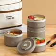 thumbnail image 2 of Boîte à Bento 1/2/3/4Pcs Conteneur Haute Capacité Moderne Ménage Portable Bento Boîte à Lunch, 2 of 4