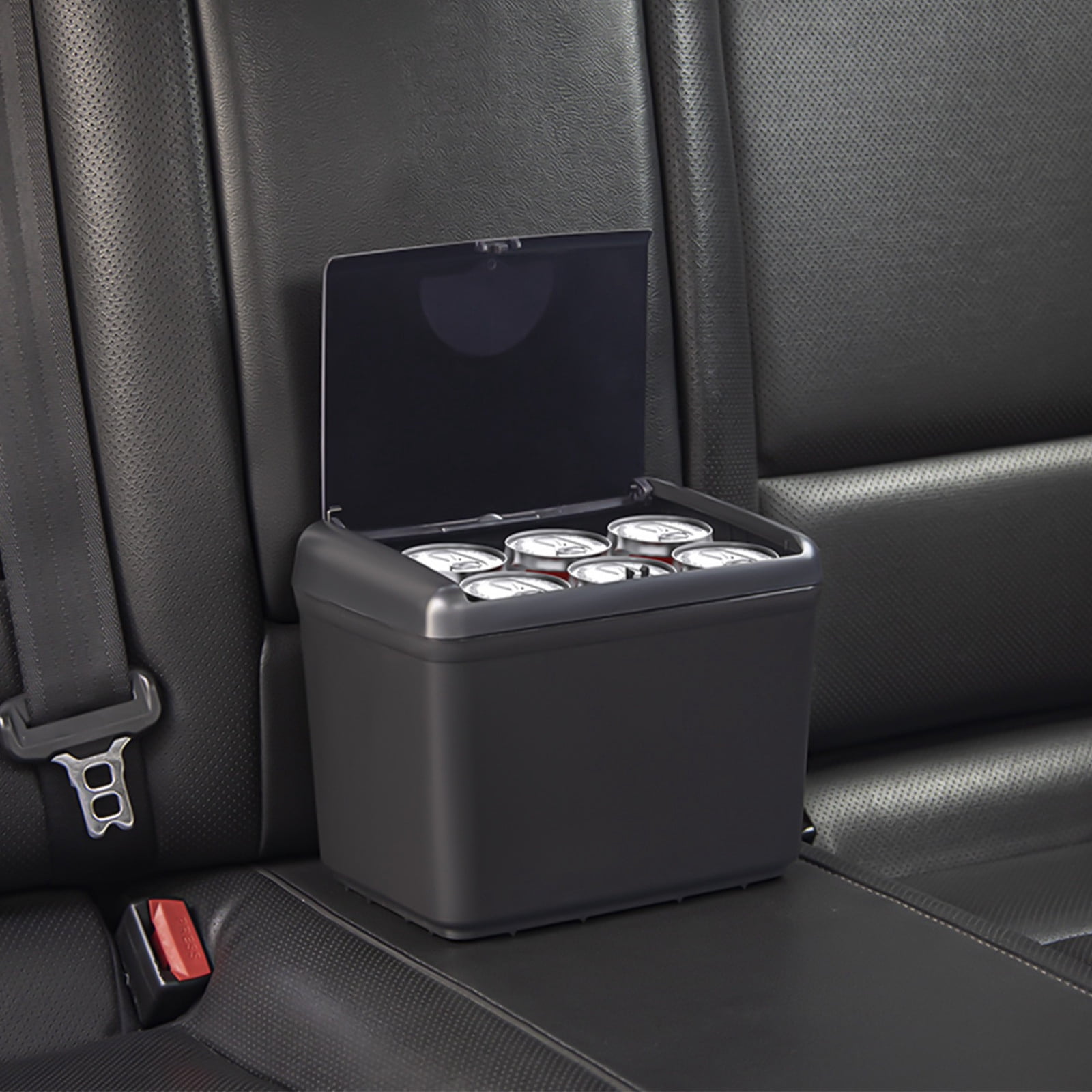 Birdeem Poubelle de Voiture, Petite Poubelle, Mini Poubelle de Voiture avec Couvercle, Poubelle de Véhicule, Rangement de Poubelle de Voiture pour Accessoires de Siège avant Arrière pour Bureau, Accessoires de Voiture Mignons