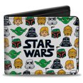 thumbnail image 1 of Star Wars Portefeuille Bi-Fold Collage Six Personnages, 1 of 3