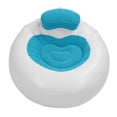 thumbnail image 2 of Fauteuil Sofa Gonflable avec Motif de Cœur, Fauteuil Gonflable Multifonction Portable Canapé Doux pour Salon, Balcon, Extérieur, 2 of 7
