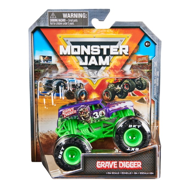 Monster Jam, Official Grave Digger Monster Truck, Die-Cast Vehicle