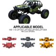 thumbnail image 2 of mmirethe Aluminum Alloy CNC Machined Front And Rear Axle Housings For 1/10 ZP1001 ZP1002 ZP1003 ZP1004 RC Car Accessories Silver, 2 of 6
