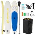 thumbnail image 1 of Goplus 11' Inflatable Stand Up Paddle Board whth Accessories Paddle Hand Pump Repair Kit, Dark Blue, 1 of 10