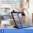 thumbnail image 4 of SuperFit 2.25HP 2 in 1 Folding Treadmill Jogging Machine W/APP Control Blue, 4 of 10