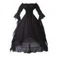 thumbnail image 3 of TopLLC Robes Noires pour Femmes Robe de Bal Chérie Robe de Bal en Tulle avec Fente Princesse Mariage Robe de Soirée Formelle Robes d'Été pour Femmes, Robe Blanche, 3 of 4