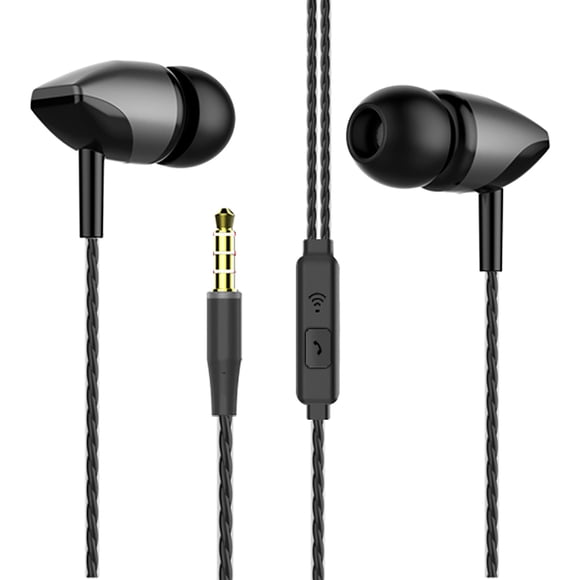 Earphones in Ear Headphones with Microphone 3.5mm Wired for IOS and Android Smartphones Laptops MP3 Gaming Walkman ABS Material