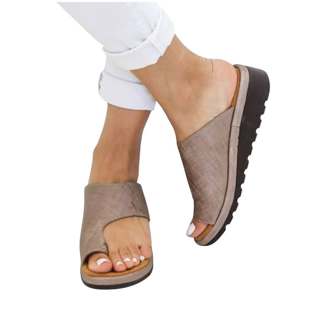 Sandales de Correction des Gros Orteils d'Été pour Femmes Chaussures Correctrices d'Oignon pour Femmes
