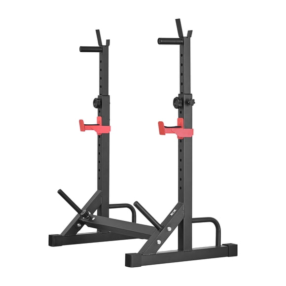 KFFKFF Support pour Squats à Cage Motorisée, Support Motorisé pour Gym à Domicile avec Hauteur et Largeur Ajustables, Équipement d'Entraînement de Force 550 Lb
