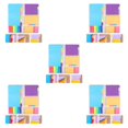 thumbnail image 1 of Ruiboury Multipurpose Notes Book Suitable For Various Tasks And Situations Highlight Mark Pad Sticky Notes 5Set, 1 of 6