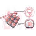 thumbnail image 5 of LAMDAWE 1PCS Cute Catpaw ClickyKeyboard FidgetToy Keychain,Light Up and No Light Keyboard Toys Novelty Stress Reliefing SensoryToys Anxiety Keyboard Keychain Gift forOffice School Travel, 5 of 5