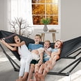 thumbnail image 5 of Tranquillo Universal Hamac Double de 106,5 Po avec Support et Sac Ajustables, Noir, 5 of 5