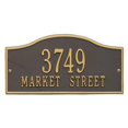 thumbnail image 1 of Whitehall 1118OG Rolling Hills Plaques - Standard Wall - Two Line- Bronze/Gold, 1 of 1