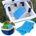 thumbnail image 1 of Food Storage Product Title for 2PC Ice Board Pack Thin Lunch Reusable Continuous Ice Tools & Home Improvement - 200ML Capacity 2PCS, 1 of 6