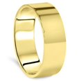 thumbnail image 1 of Bague Alliance Plate Très Polie 7 mm en Or Jaune 10 K, 1 of 1
