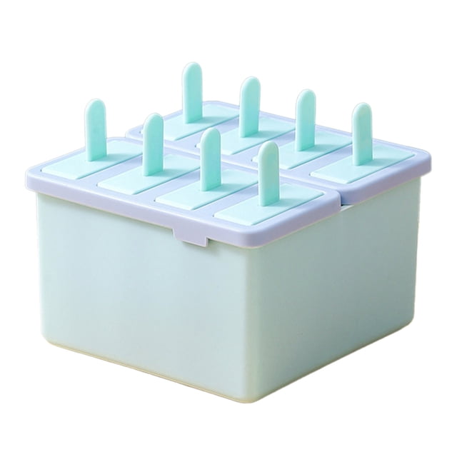 Ice Cream Mold,Popsicle Sticks for Popsicle Making Vertical 8 Pack Ice Cream Food Grade Stick Ice Homemade Ice Cream Popsicle Model Reusable Ice Packs,Ice Cream Molds